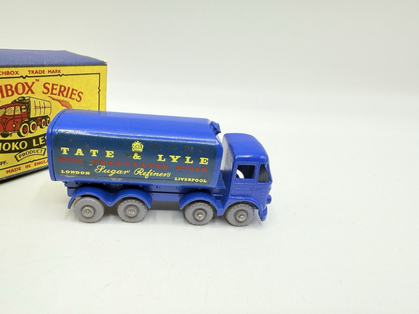 Matchbox Lesney 10c Foden 8 Wheel Sugar Container Tate & Lyle REAR CROWN - GPW - Magic Matchbox