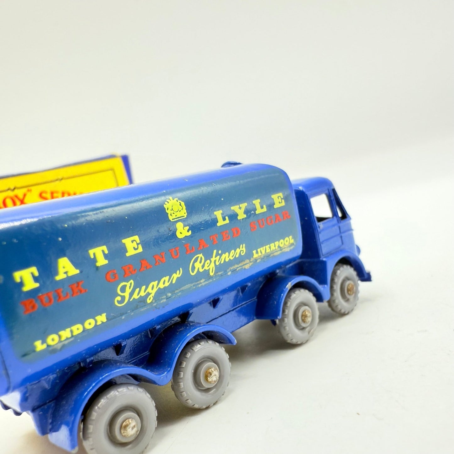 Matchbox Lesney 10c Foden 8 Wheel Sugar Container Tate & Lyle REAR CROWN - GPW - Magic Matchbox