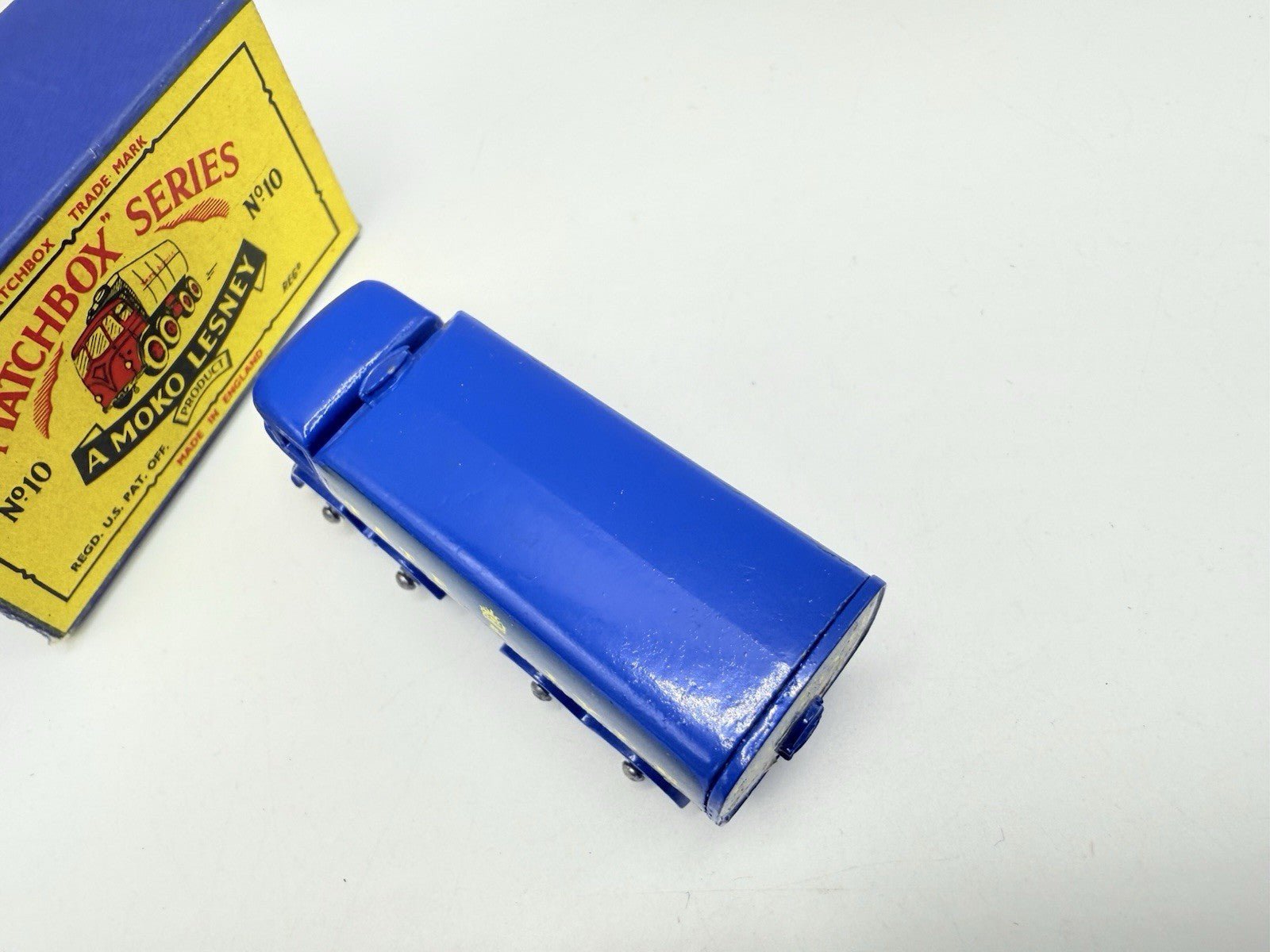 Matchbox Lesney 10c Foden 8 Wheel Sugar Container Tate & Lyle REAR CROWN - GPW - Magic Matchbox