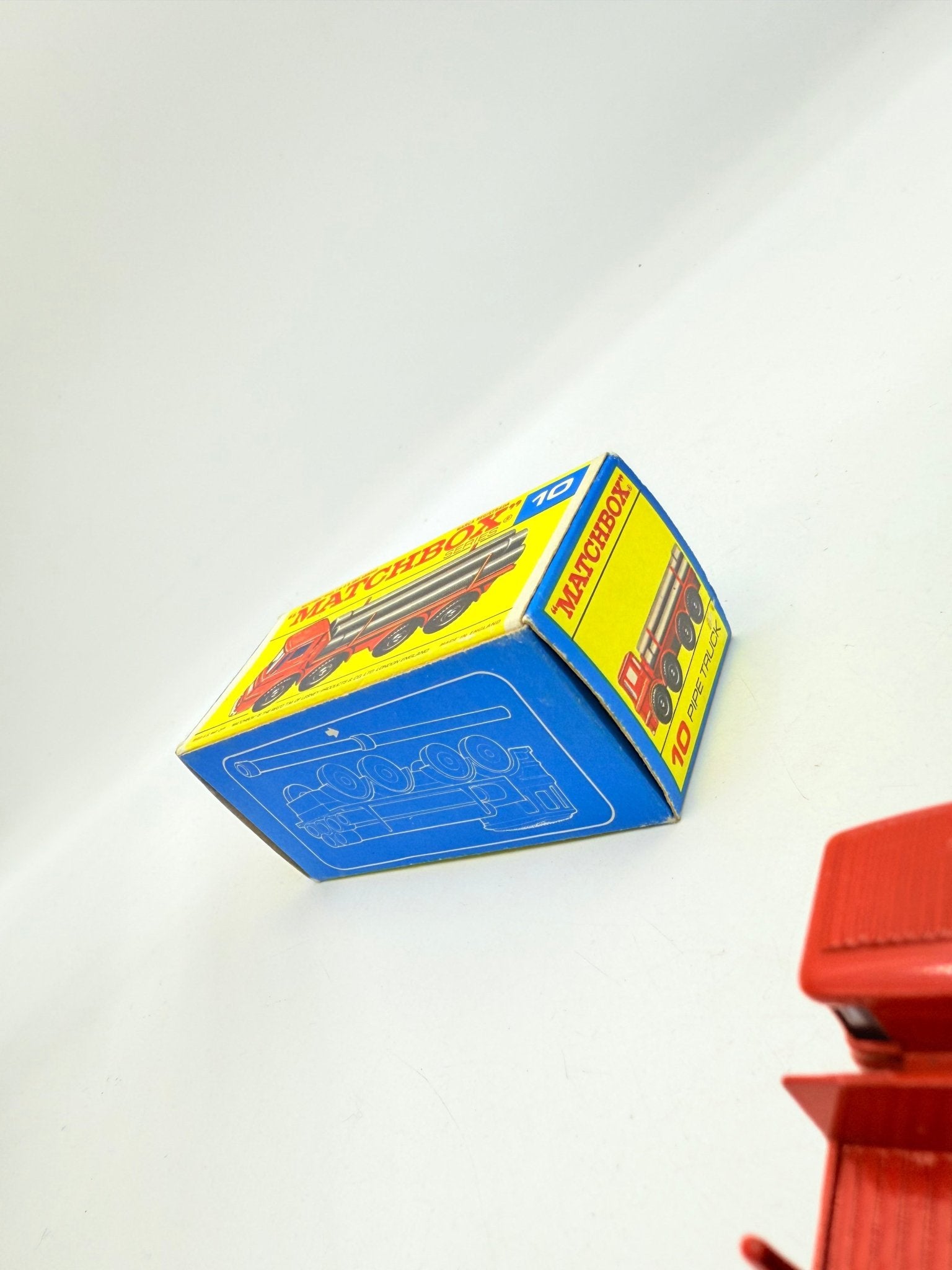 Matchbox Lesney 10d Leyland Pipe Truck Pipes On Sprue & F Box - Magic Matchbox