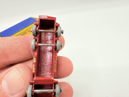 Matchbox Lesney 11a E.R.F. Road Tanker In Red Near Mint & Boxed - Smaller Decal - Magic Matchbox