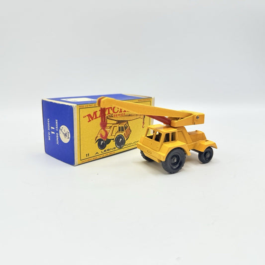 Matchbox Lesney 11c Jumbo Crane with Original Box - Very Near Mint - Magic Matchbox