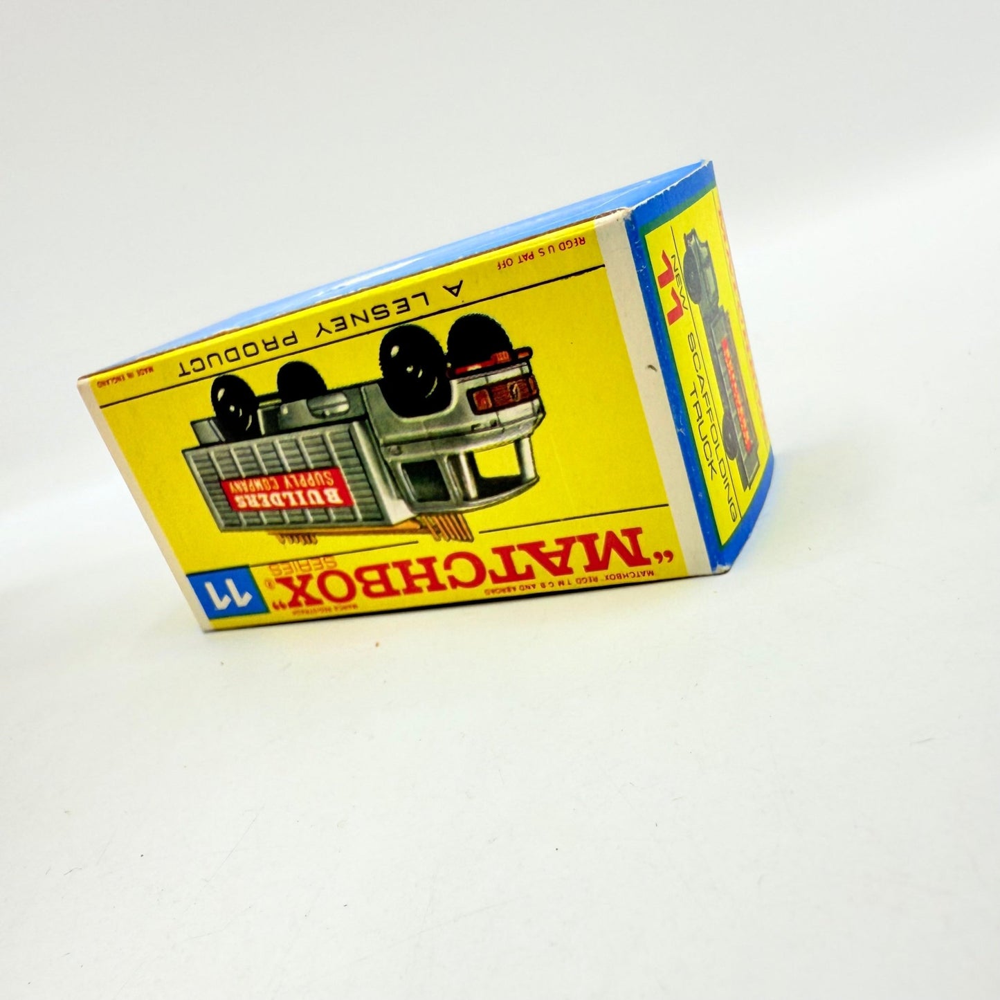 Matchbox Lesney 11d Mercedes Scaffolding Truck Empty Box - Magic Matchbox