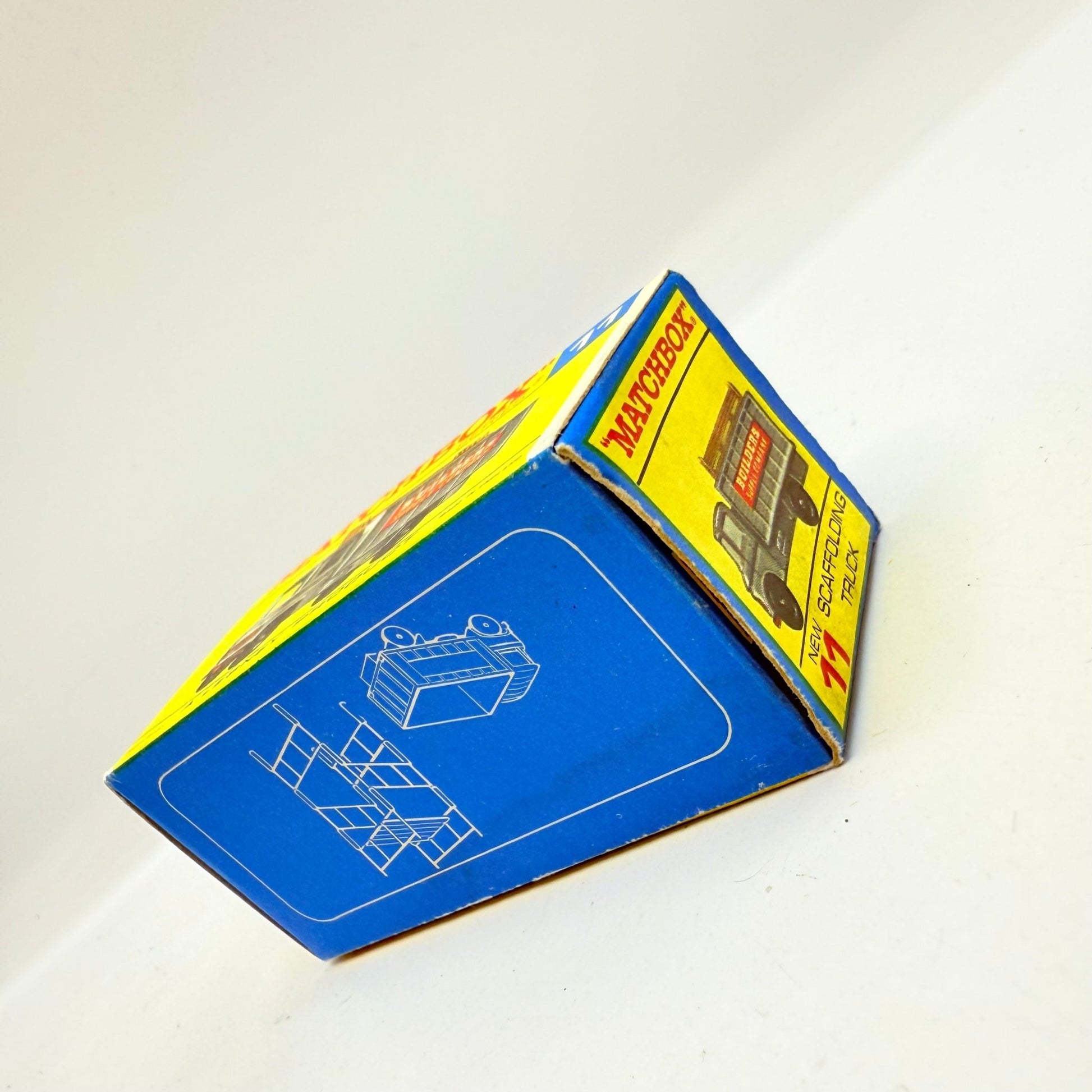 Matchbox Lesney 11d Mercedes Scaffolding Truck Empty Box - Magic Matchbox