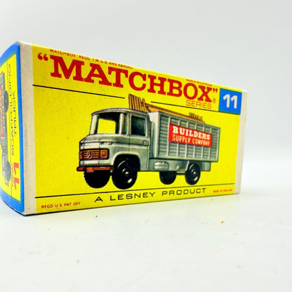 Matchbox Lesney 11d Mercedes Scaffolding Truck Empty Box - Magic Matchbox