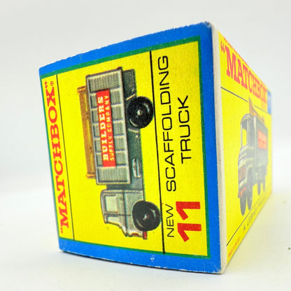 Matchbox Lesney 11d Mercedes Scaffolding Truck Empty Box - Magic Matchbox