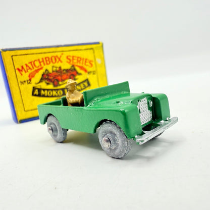 Matchbox Lesney 12a Land Rover RARE SC1 With Recess - Magic Matchbox