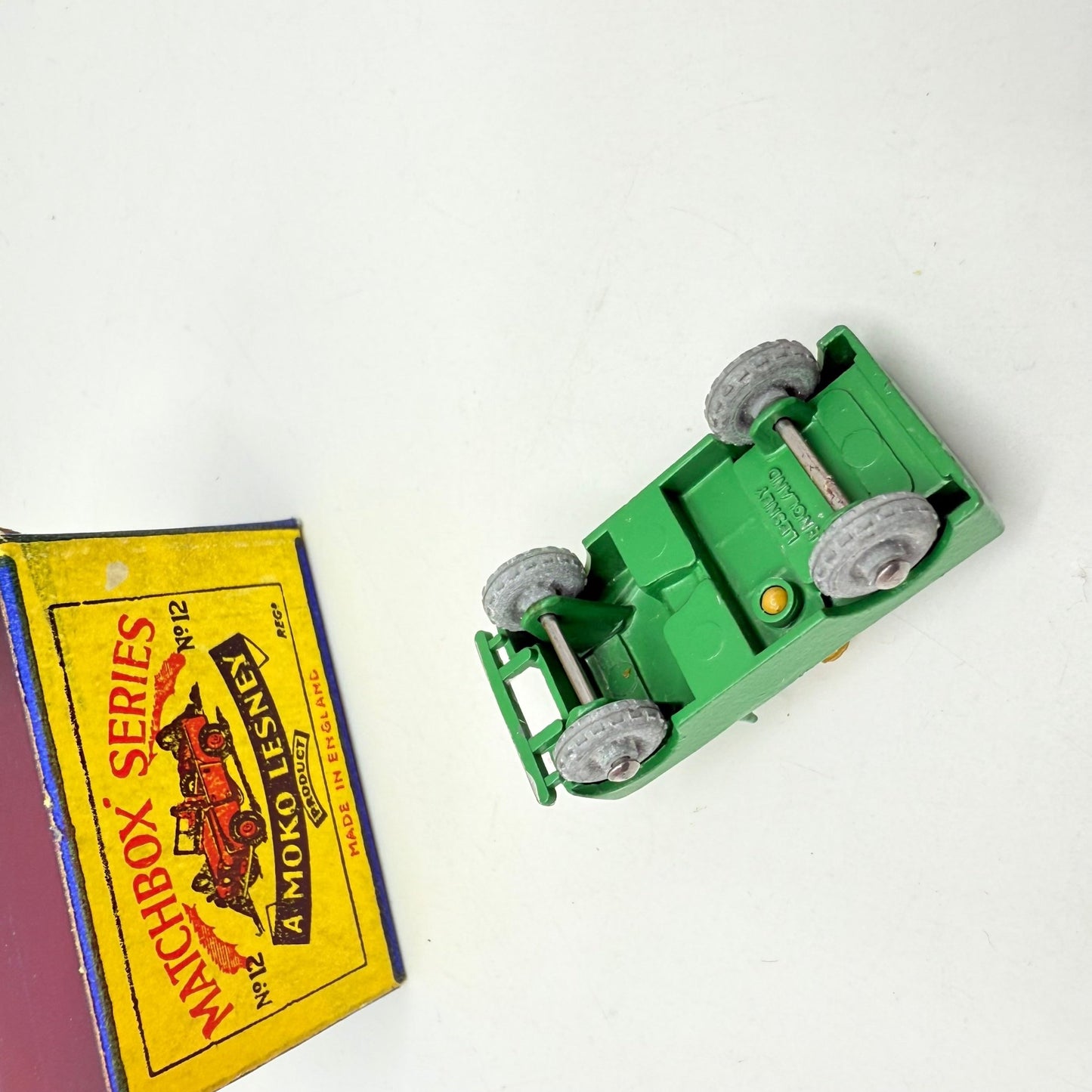 Matchbox Lesney 12a Land Rover RARE SC1 With Recess - Magic Matchbox