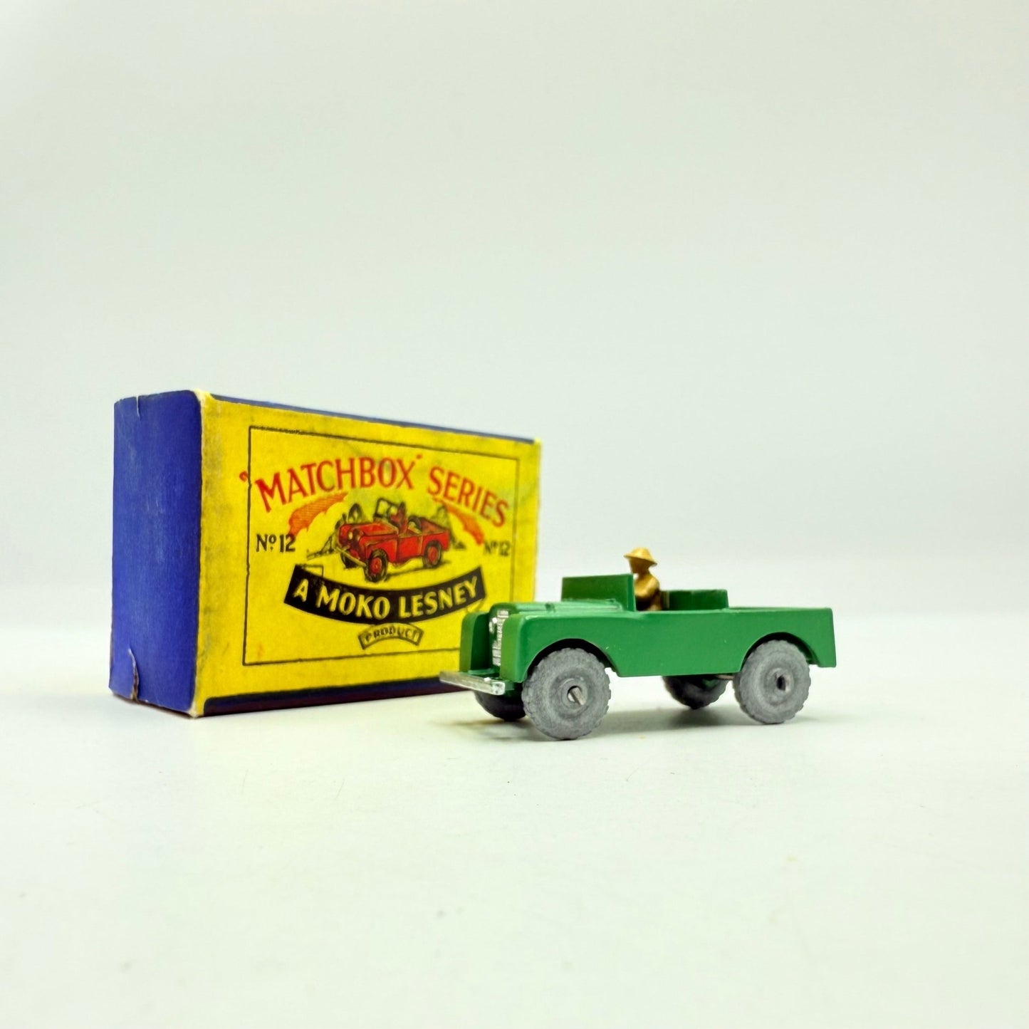 Matchbox Lesney 12a Land Rover RARE SC1 With Recess - Magic Matchbox