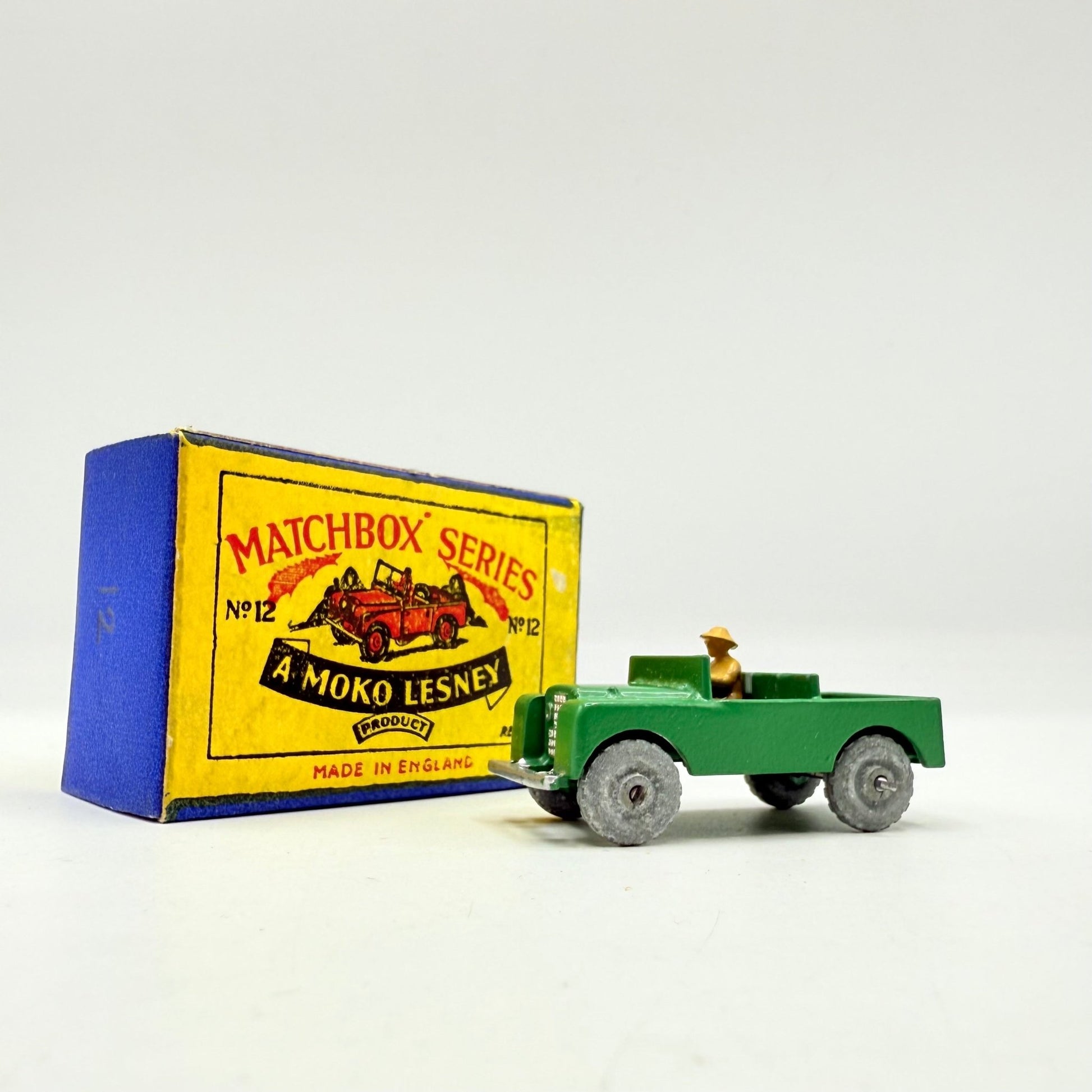 Matchbox Lesney 12a Land Rover RARE SC1 With Recess - Magic Matchbox