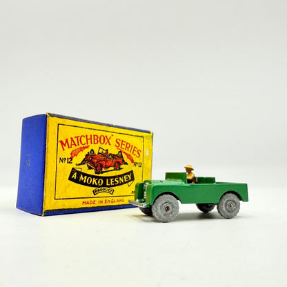 Matchbox Lesney 12a Land Rover RARE SC1 With Recess - Magic Matchbox