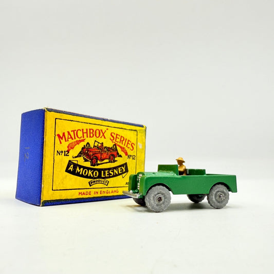 Matchbox Lesney 12a Land Rover RARE SC1 With Recess - Magic Matchbox