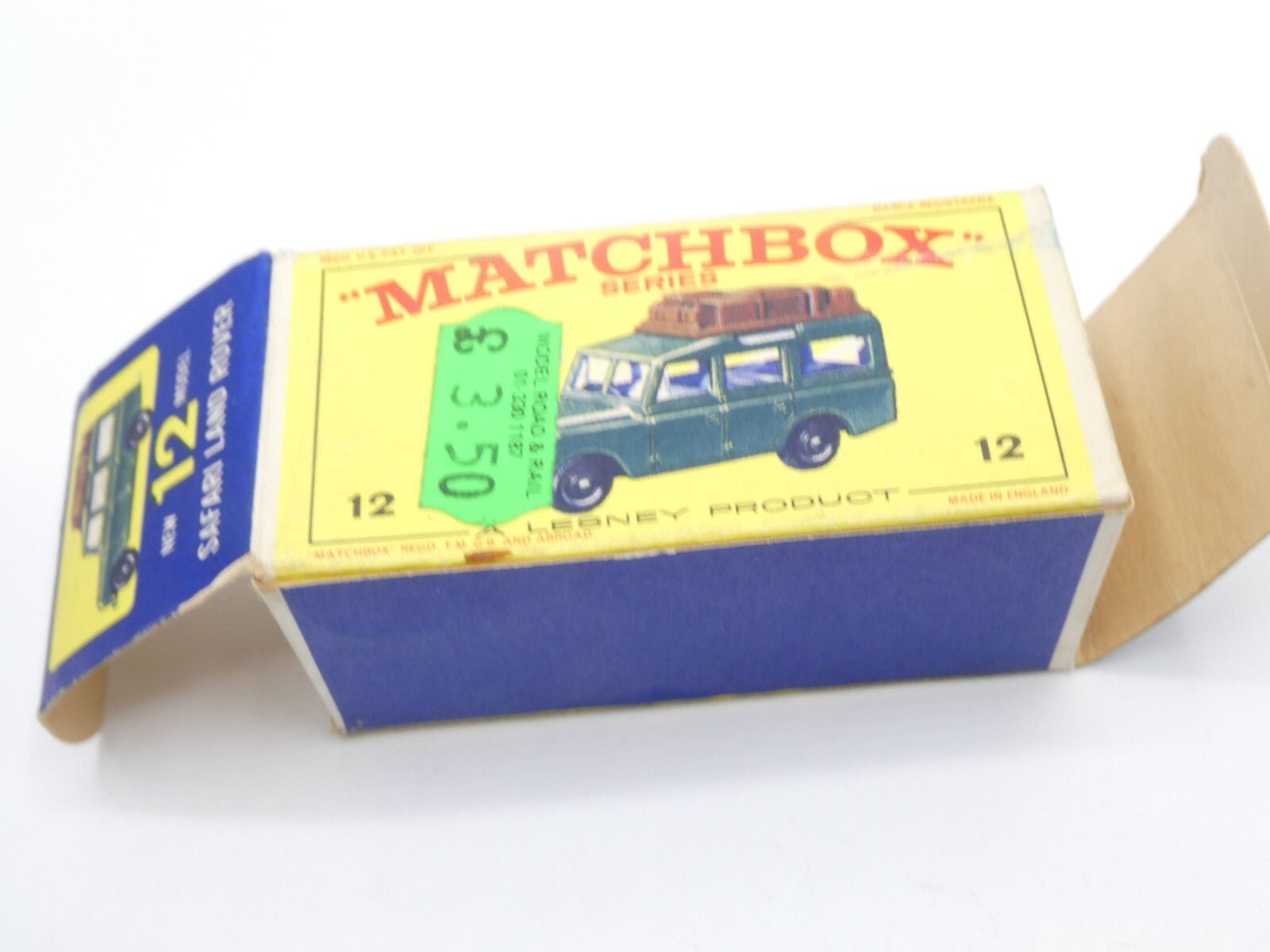 Matchbox Lesney 12c Land Rover Safari - Magic Matchbox