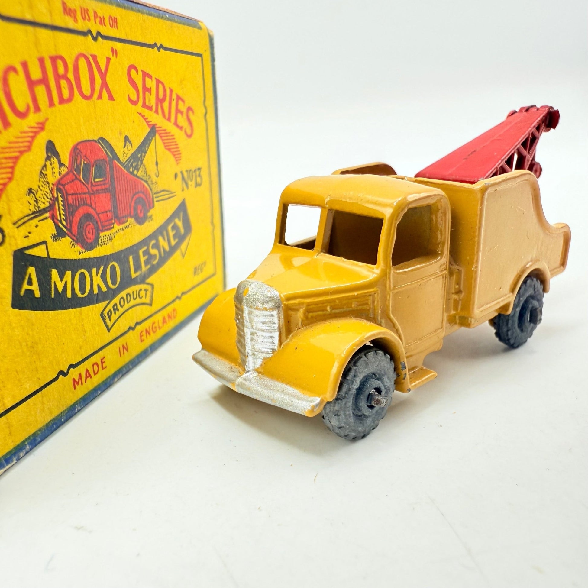 Matchbox Lesney 13b Bedford Wreck Truck MW - Magic Matchbox