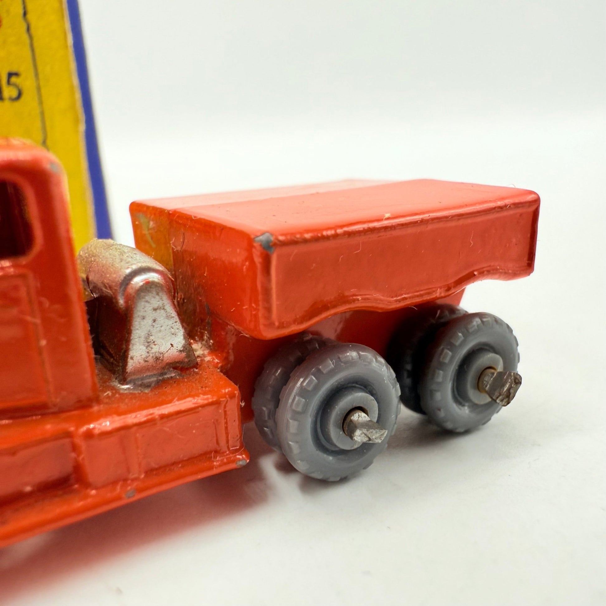 Matchbox Lesney 15a Diamond T Prime Mover RARE 10 GREY PLASTIC WHEELS! - Magic Matchbox