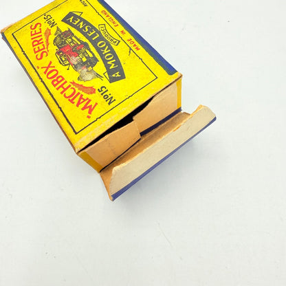 Matchbox Lesney 15a Diamond T Prime Mover RARE 10 GREY PLASTIC WHEELS! - Magic Matchbox