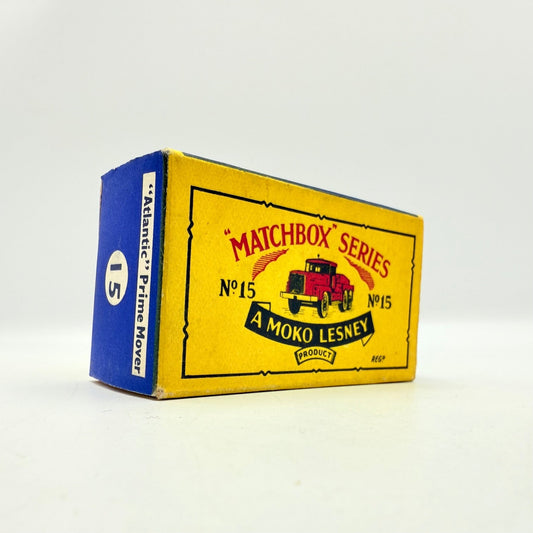 Matchbox Lesney 15b Rotinoff Super Atlantic Tractor Empty Box - Magic Matchbox