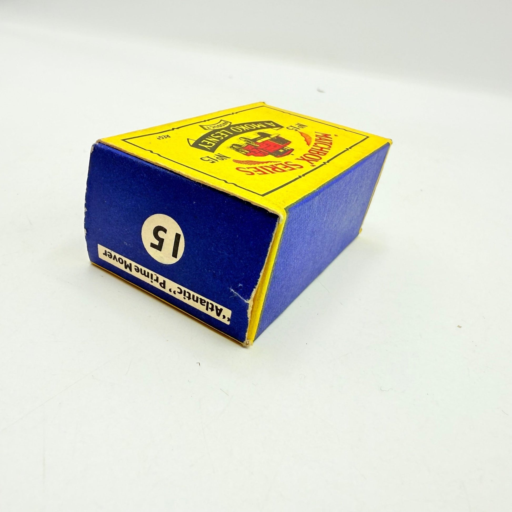 Matchbox Lesney 15b Rotinoff Super Atlantic Tractor Empty Box - Magic Matchbox
