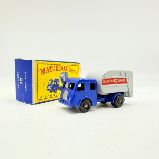 Matchbox Lesney 15c Dennis Refuse Truck - Magic Matchbox