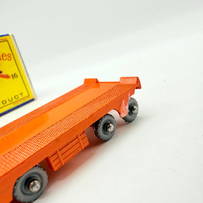 Matchbox Lesney 16b Atlantic Super Trailer GREY PLASTIC WHEELS - Magic Matchbox