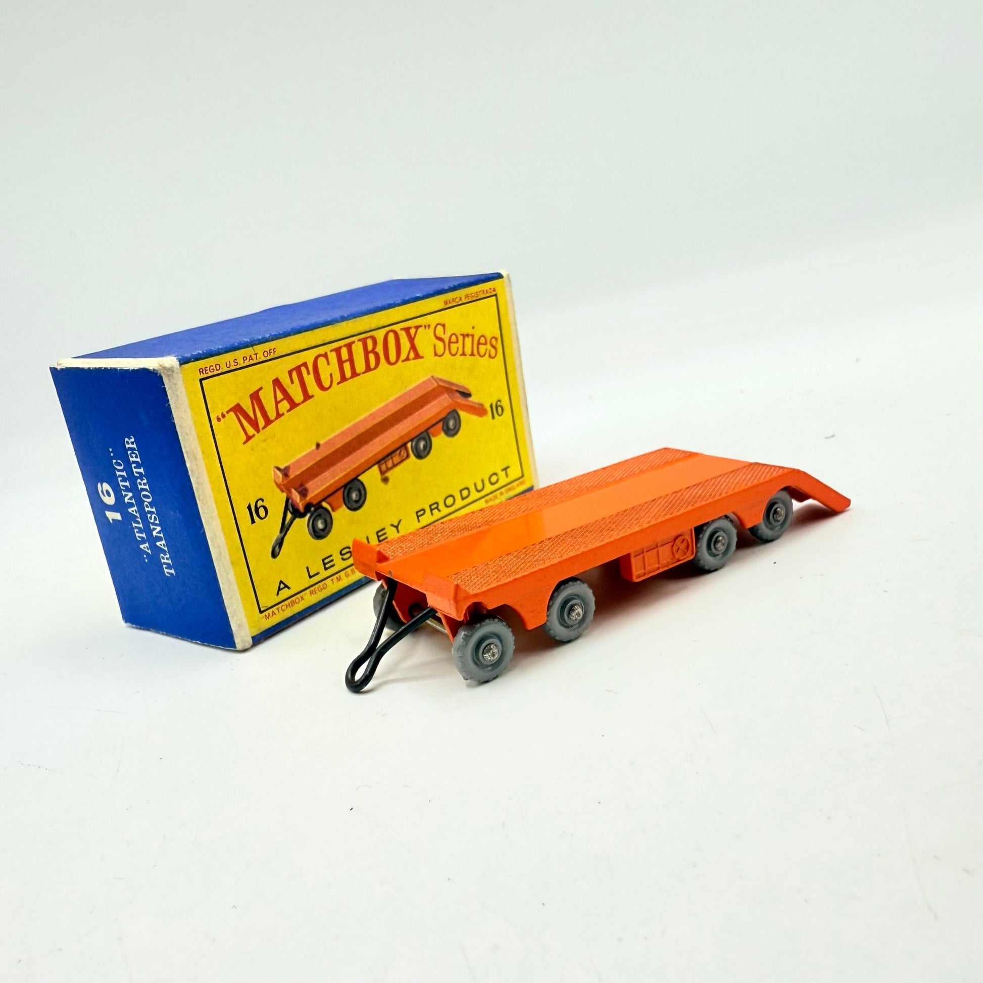 Matchbox Lesney 16b Atlantic Super Trailer GREY PLASTIC WHEELS - Magic Matchbox