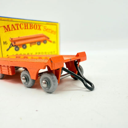 Matchbox Lesney 16b Atlantic Super Trailer GREY PLASTIC WHEELS - Magic Matchbox