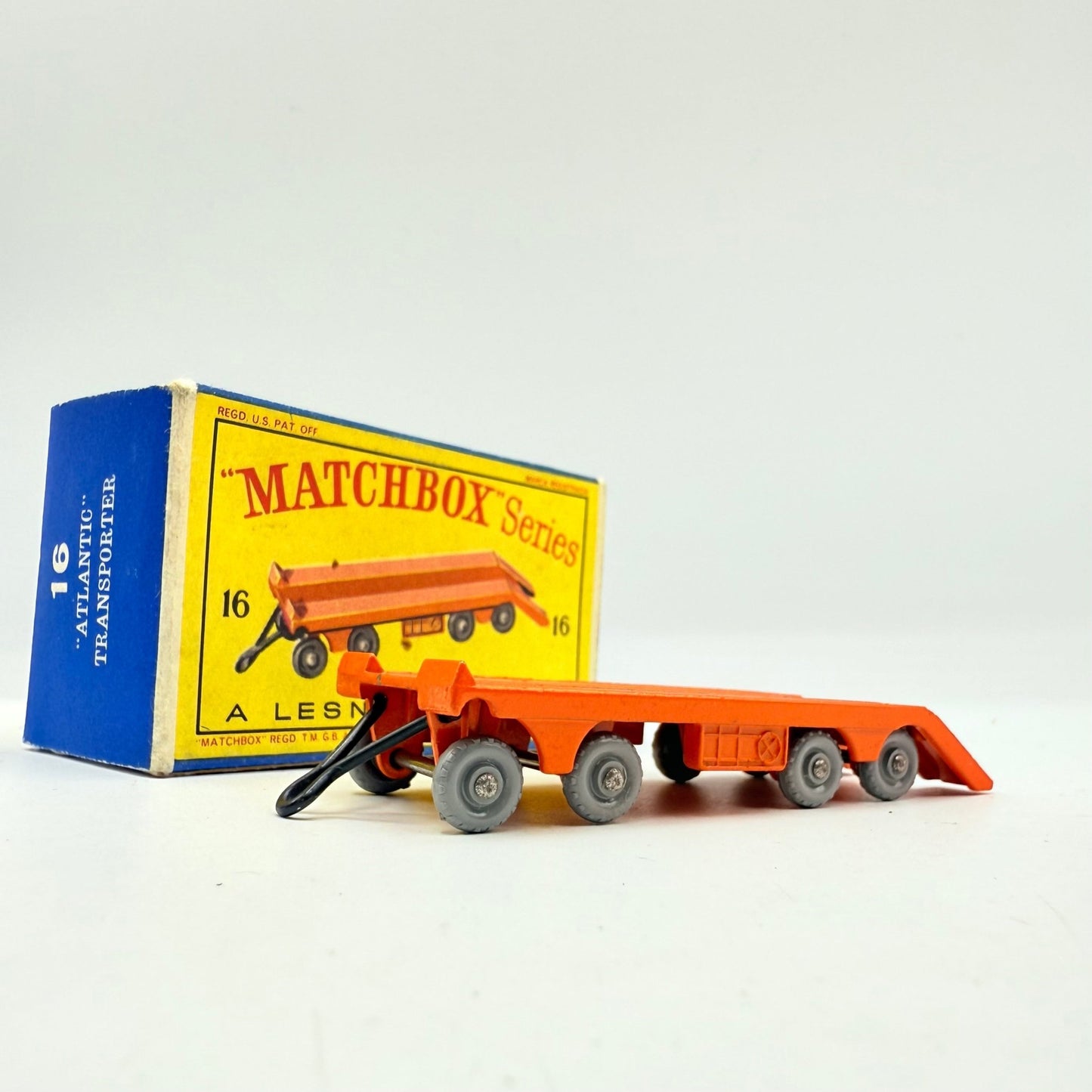 Matchbox Lesney 16b Atlantic Super Trailer GREY PLASTIC WHEELS - Magic Matchbox