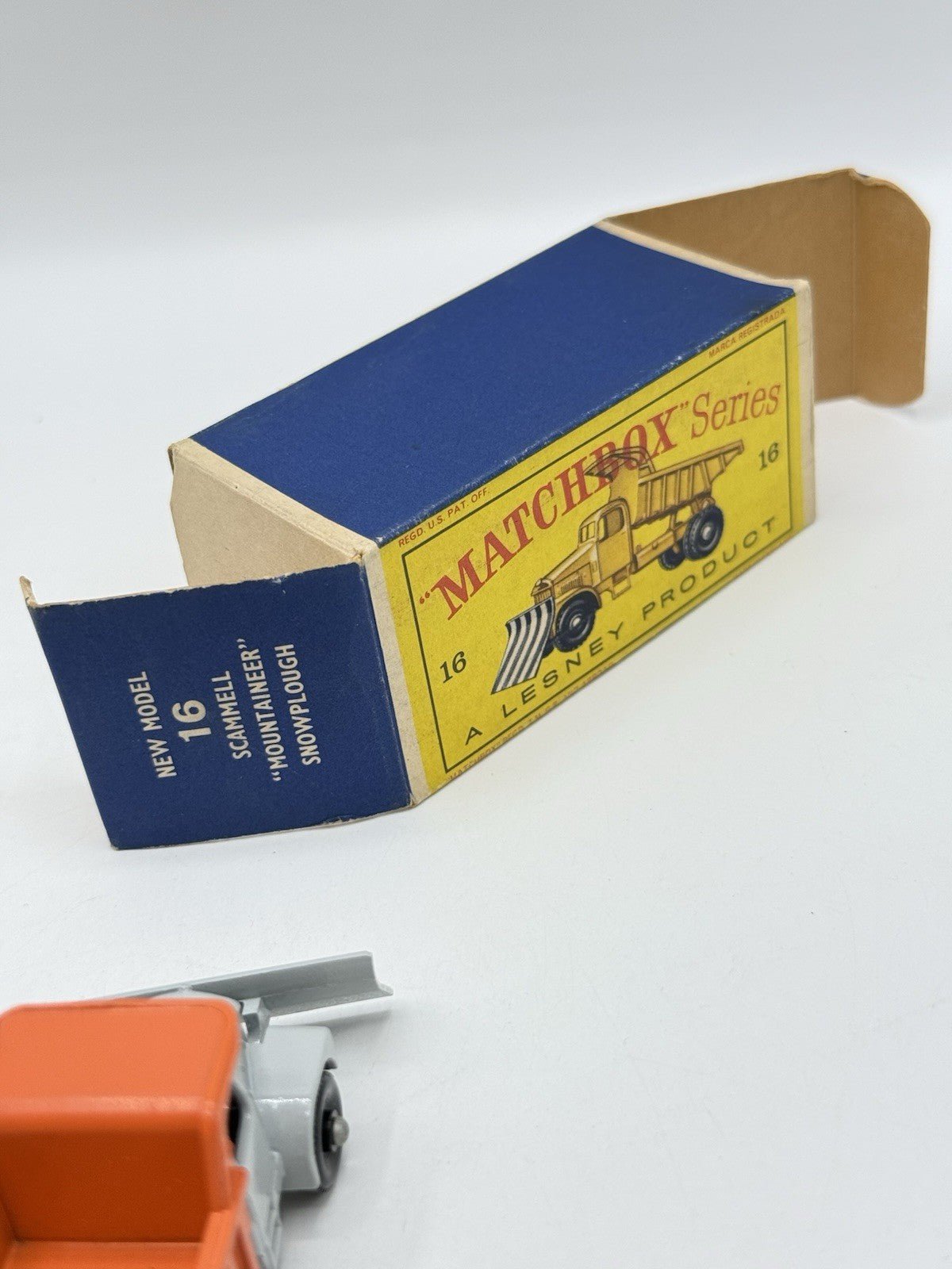 Matchbox Lesney 16c Scammell Snow Plough - Magic Matchbox