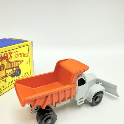 Matchbox Lesney 16c Scammell Snow Plough Original Boxed Model - Magic Matchbox