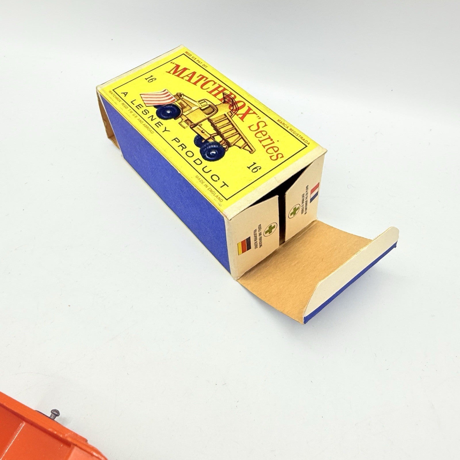 Matchbox Lesney 16c Scammell Snow Plough Original Boxed Model - Magic Matchbox
