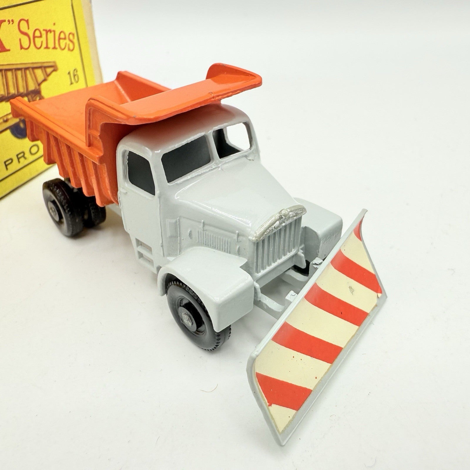 Matchbox Lesney 16c Scammell Snow Plough Original Boxed Model - Magic Matchbox