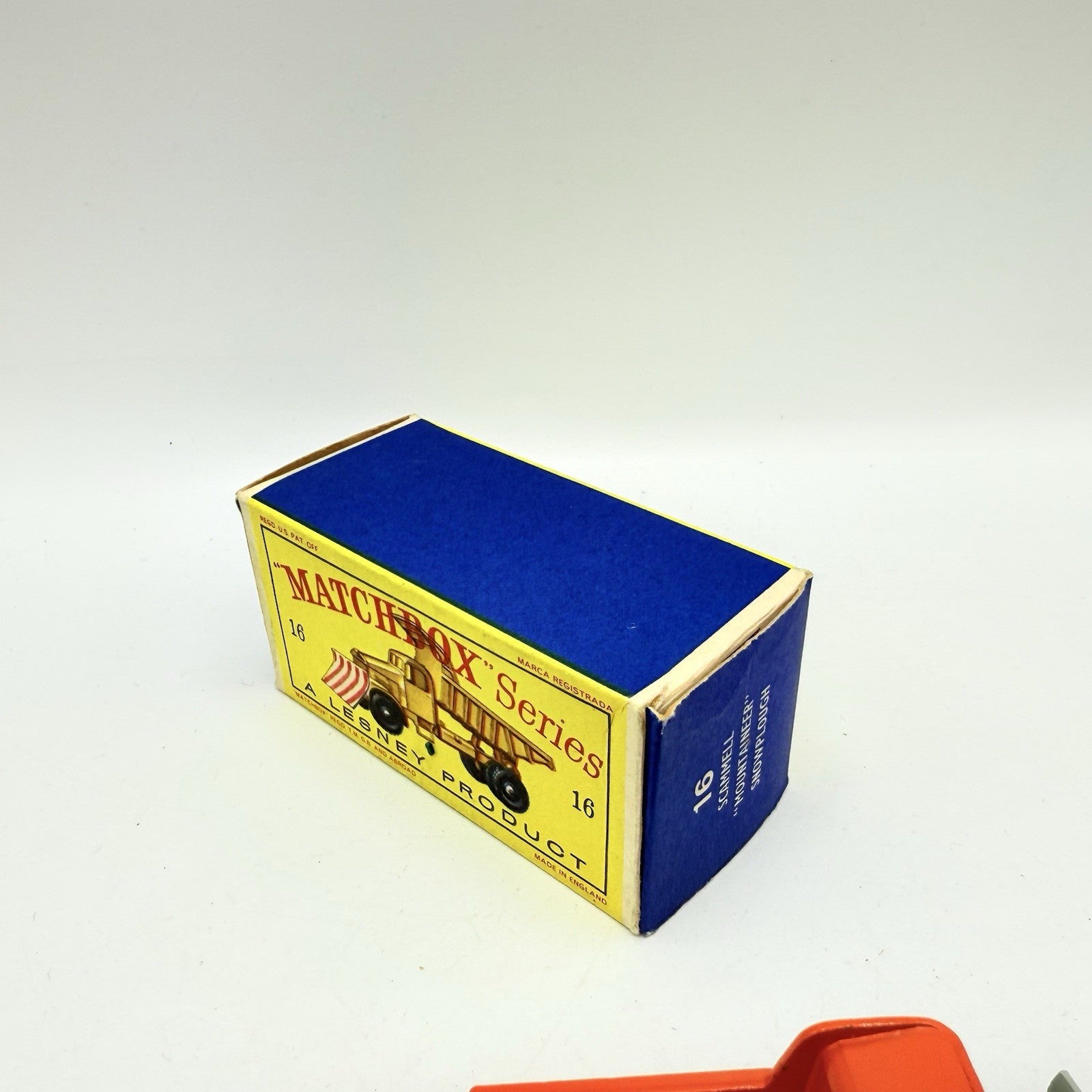 Matchbox Lesney 16c Scammell Snow Plough Original Boxed Model - Magic Matchbox