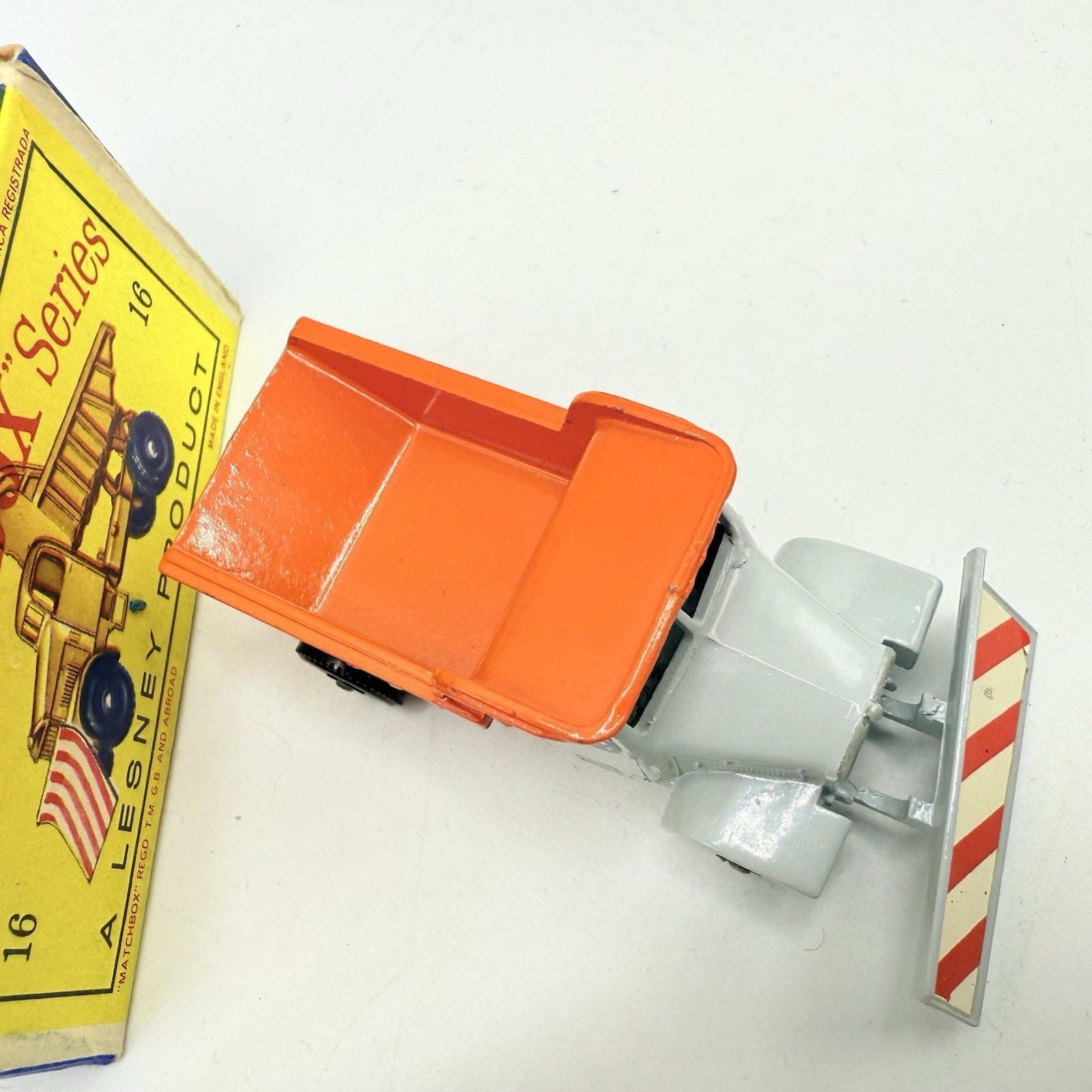 Matchbox Lesney 16c Scammell Snow Plough Original Boxed Model - Magic Matchbox