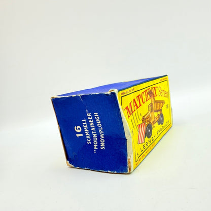 Matchbox Lesney 16c Snow Plough - Magic Matchbox
