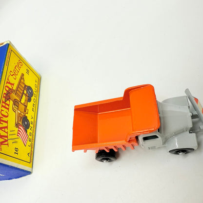 Matchbox Lesney 16c Snow Plough - Magic Matchbox