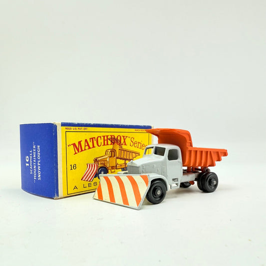 Matchbox Lesney 16c Snow Plough - Magic Matchbox