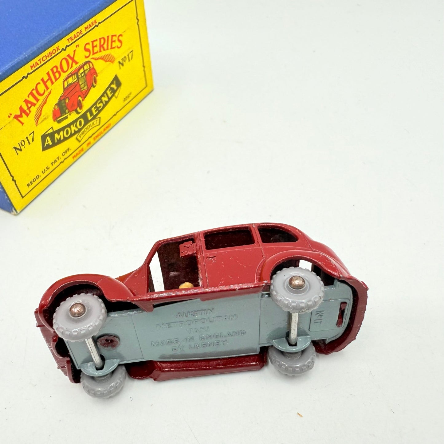 Matchbox Lesney 17c Austin Metropolitan Taxi GPW - Magic Matchbox