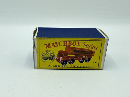 Matchbox Lesney 17d Foden Hoveringham Tipper Truck Original Box Only - Magic Matchbox