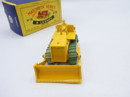 Matchbox Lesney 18c Caterpillar Bulldozer Metal Rollers - Magic Matchbox