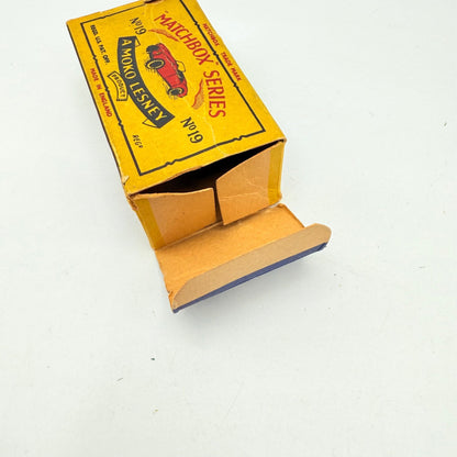 Matchbox Lesney 19b MGA Sports Car Empty Original Box - Magic Matchbox