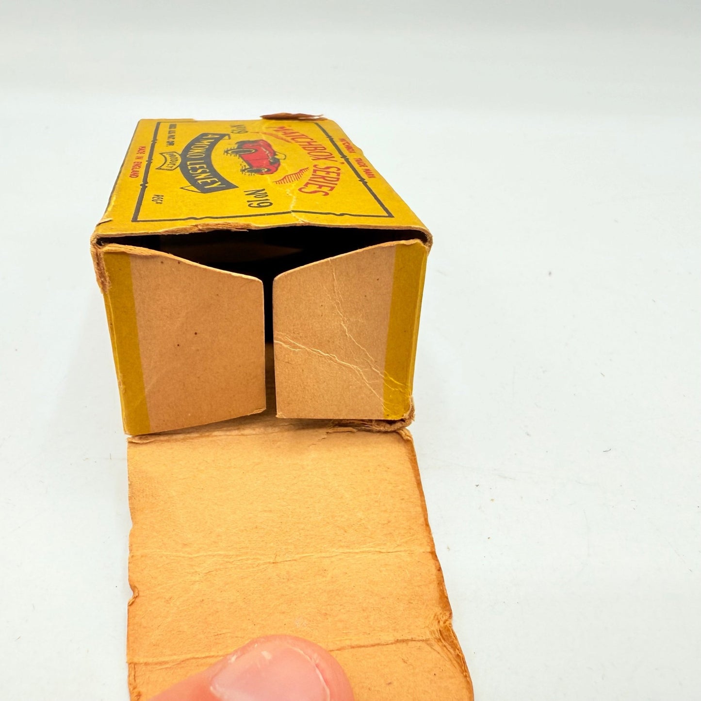 Matchbox Lesney 19b MGA Sports Car Empty Original Box - Magic Matchbox