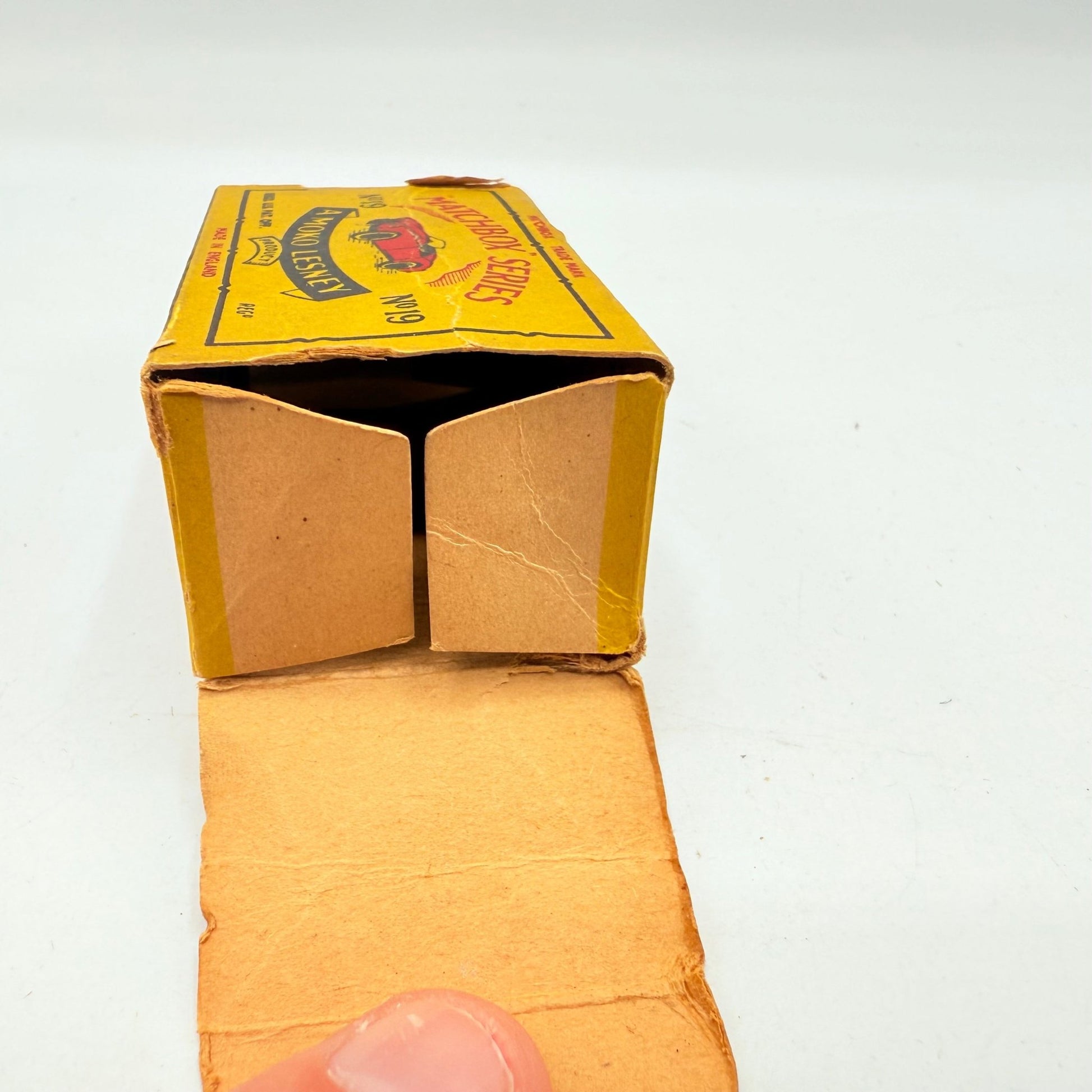 Matchbox Lesney 19b MGA Sports Car Empty Original Box - Magic Matchbox