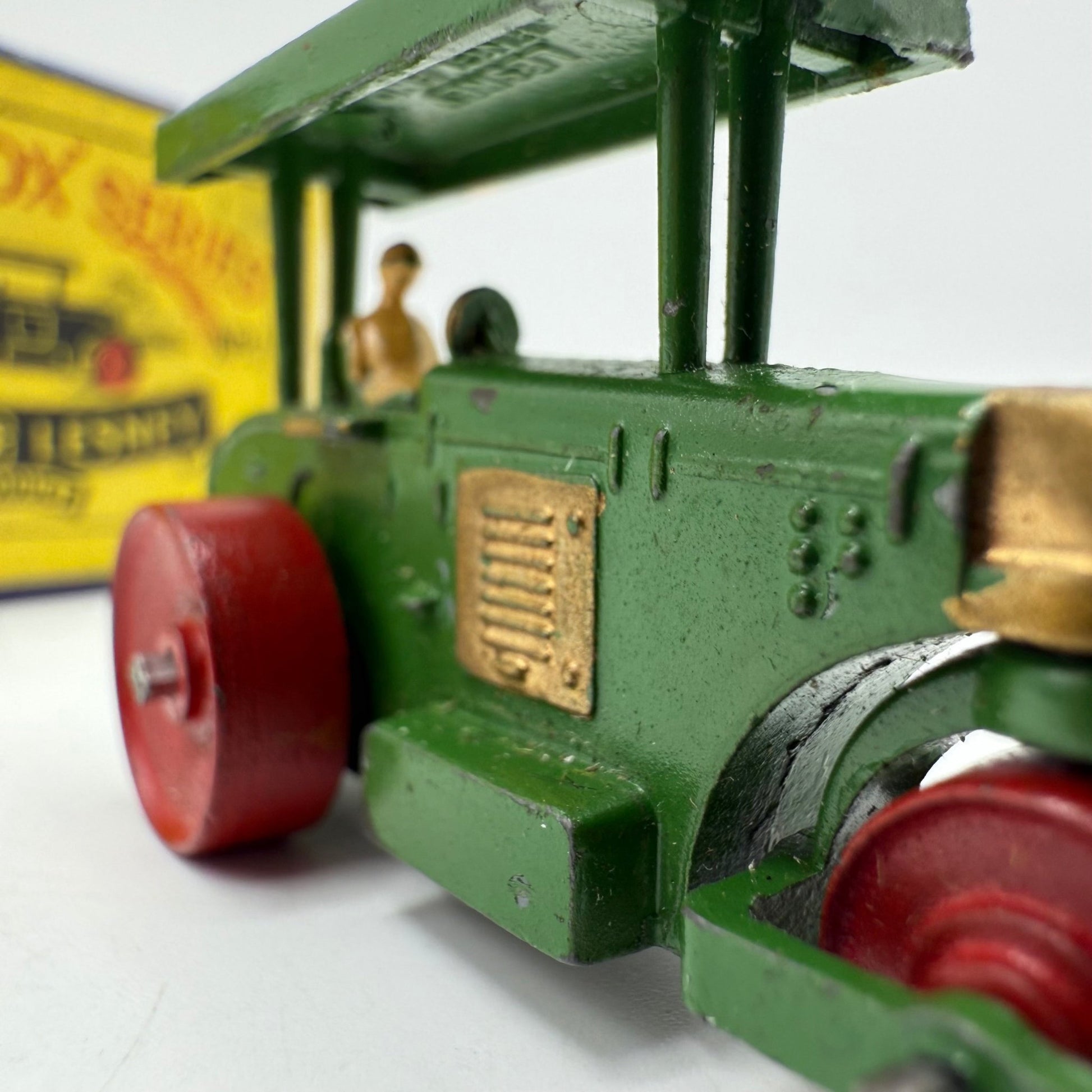 Matchbox Lesney 1a Aveling Barford Diesel Road Roller with CURVED canopy ends - Magic Matchbox