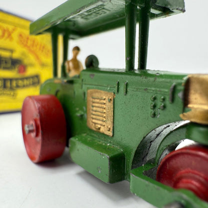 Matchbox Lesney 1a Aveling Barford Diesel Road Roller with CURVED canopy ends - Magic Matchbox