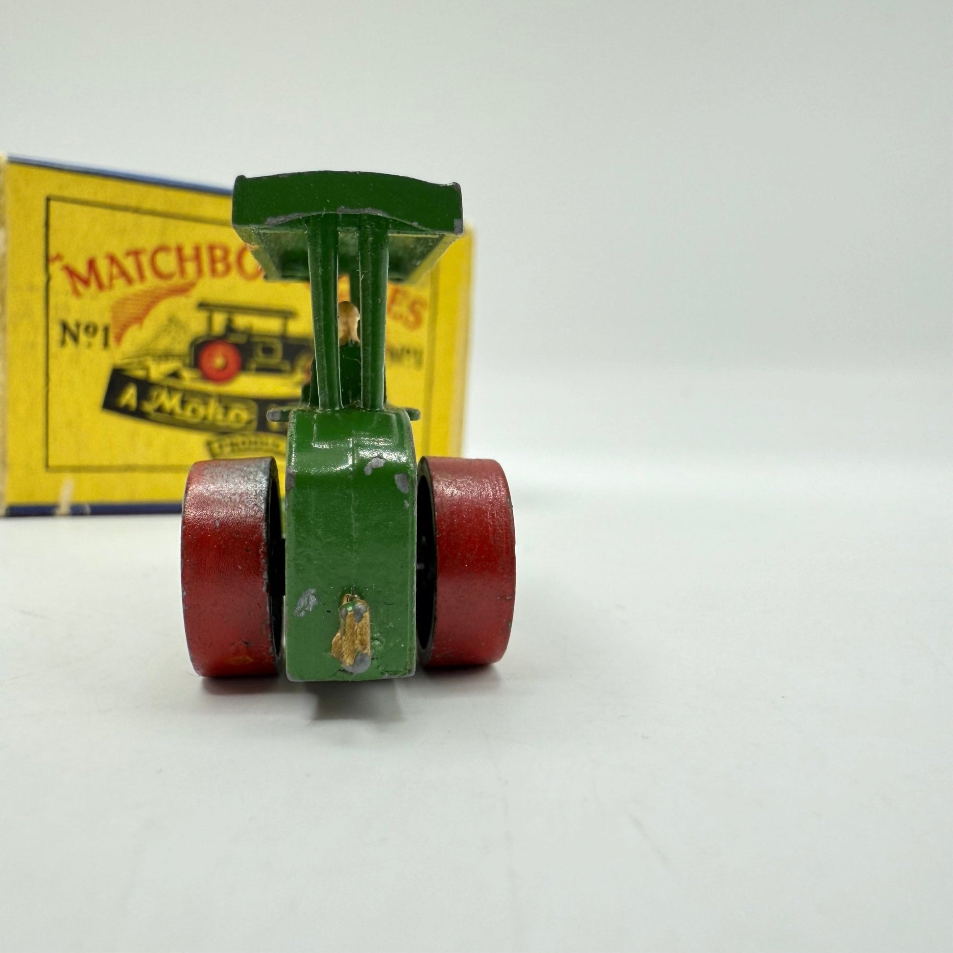 Matchbox Lesney 1a Aveling Barford Diesel Road Roller with CURVED canopy ends - Magic Matchbox