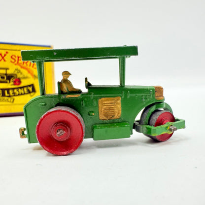 Matchbox Lesney 1a Aveling Barford Diesel Road Roller with CURVED canopy ends - Magic Matchbox