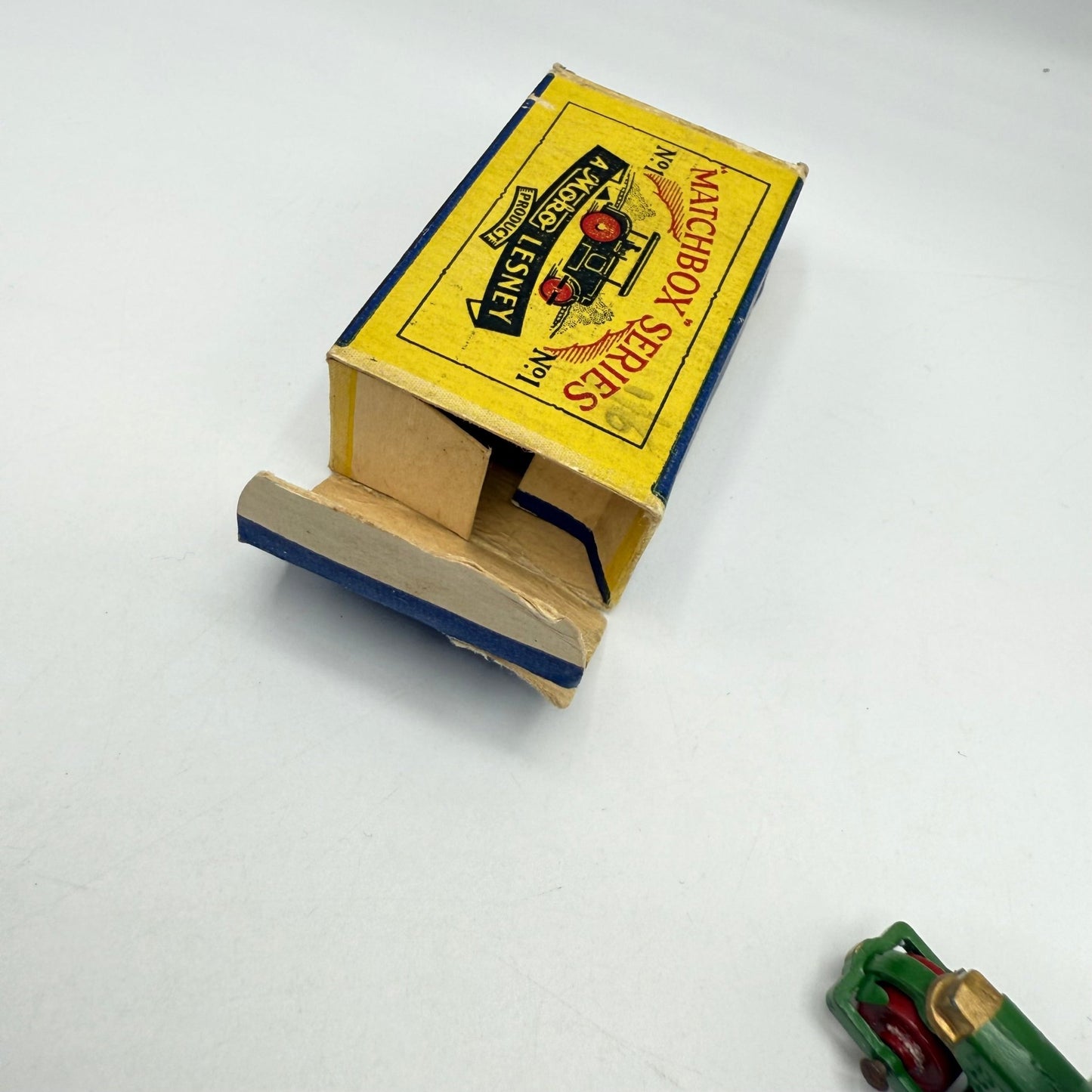 Matchbox Lesney 1a Aveling Barford Diesel Road Roller with CURVED canopy ends - Magic Matchbox