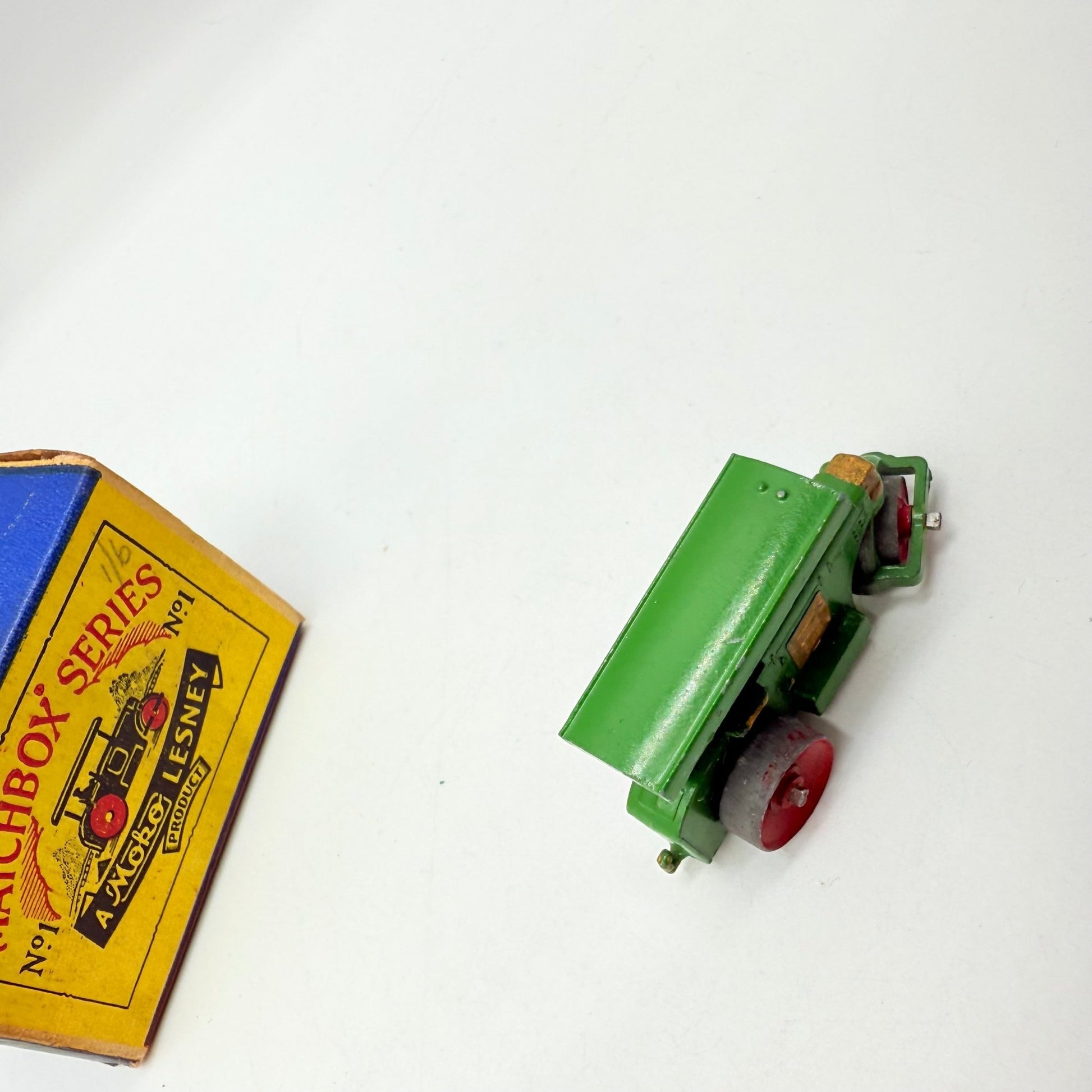 Matchbox Lesney 1a Aveling Barford Diesel Road Roller with CURVED canopy ends - Magic Matchbox