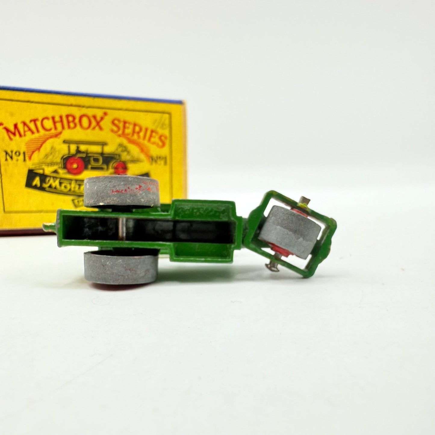 Matchbox Lesney 1a Aveling Barford Diesel Road Roller with CURVED canopy ends - Magic Matchbox