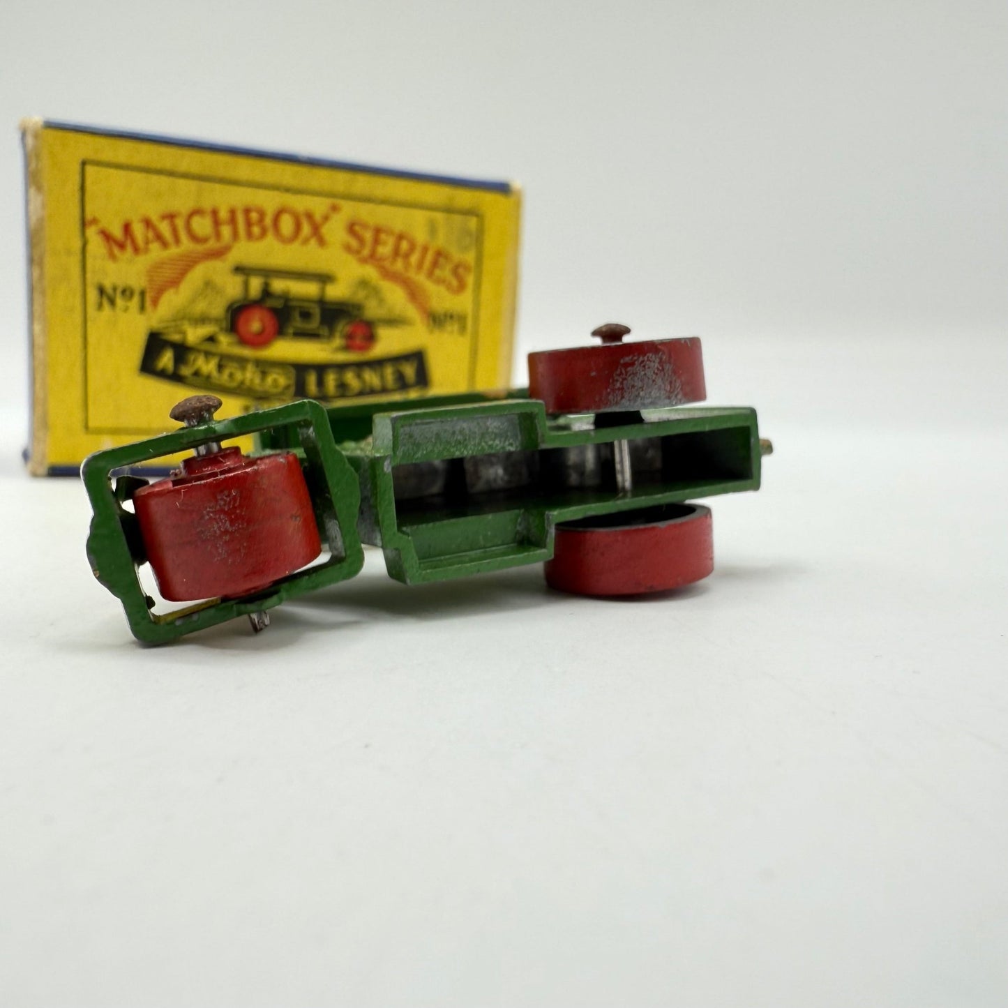 Matchbox Lesney 1a Aveling Barford Diesel Road Roller with CURVED canopy ends - Magic Matchbox